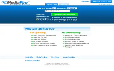 mediafire.com in 2006
