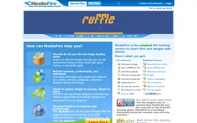 mediafire.com in 2009