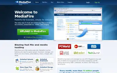 mediafire.com in 2010