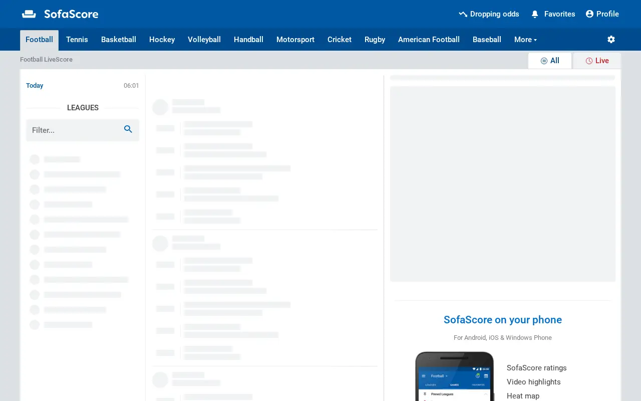 sofascore.com in 2018