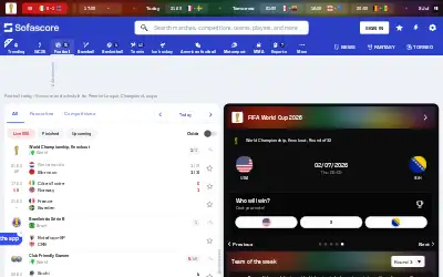 sofascore.com in 2026