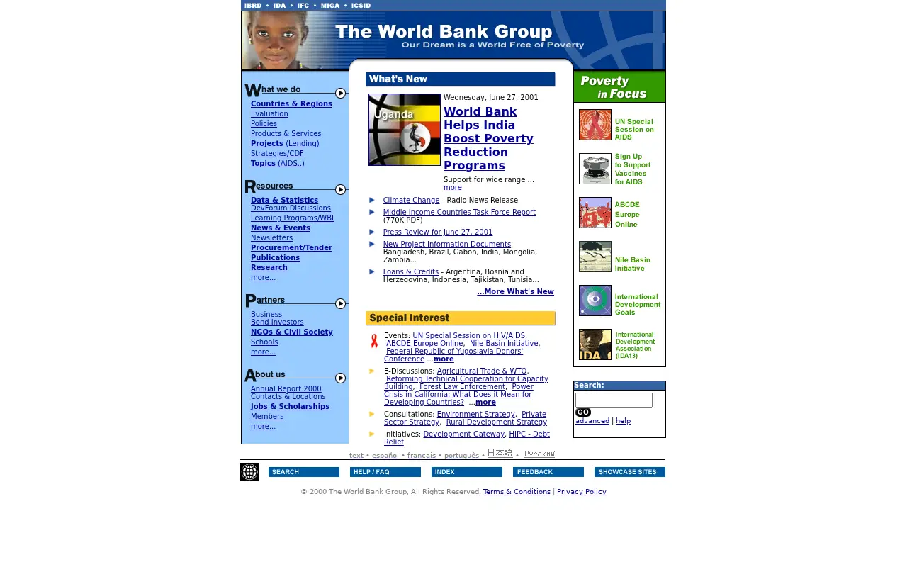 worldbank.org in 2001