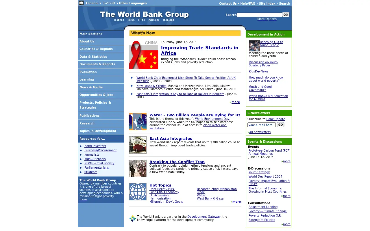 worldbank.org in 2003