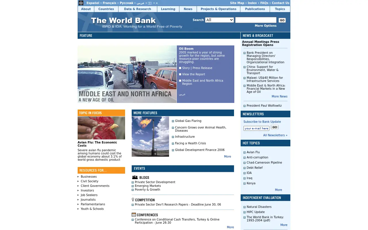 worldbank.org in 2006