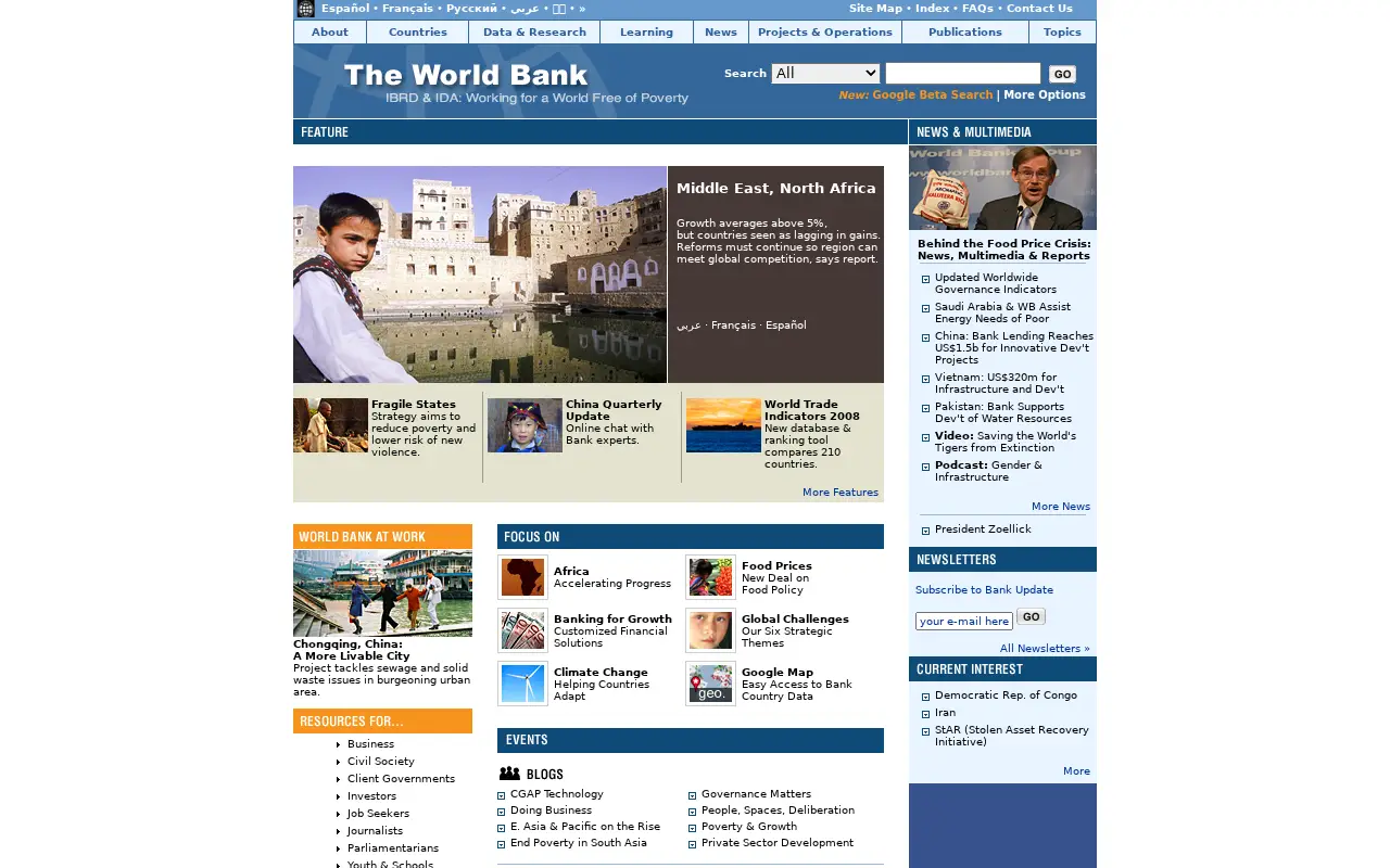 worldbank.org in 2008
