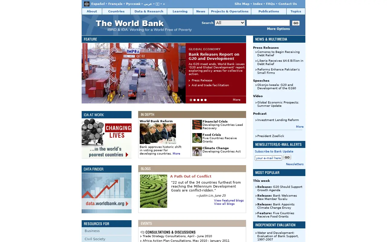 worldbank.org in 2010