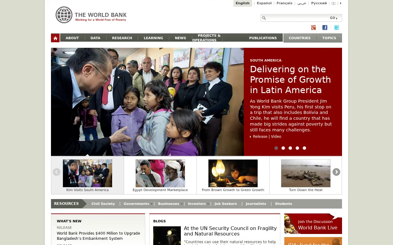 worldbank.org in 2013