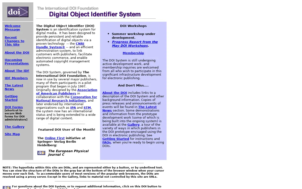 doi.org in 1998
