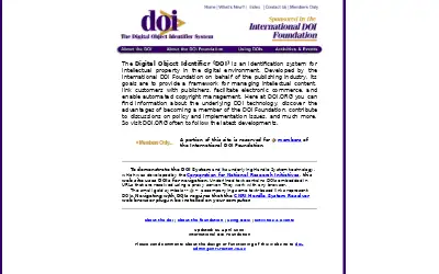 doi.org in 1999