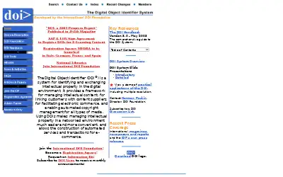doi.org in 2003