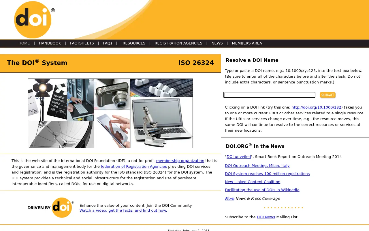 doi.org in 2015