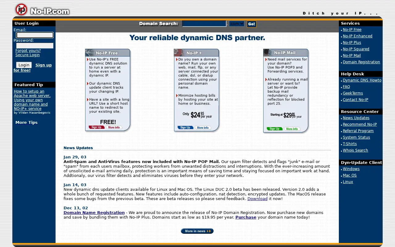 no-ip.com in 2003