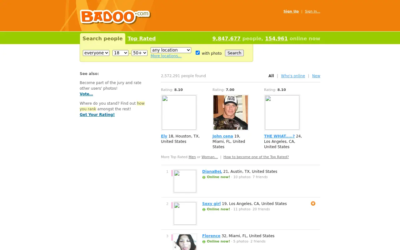 badoo.com on June 30, 2007