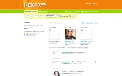 badoo.com in 2007
