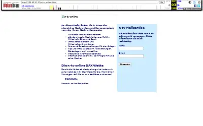 n-tv.de in 1998