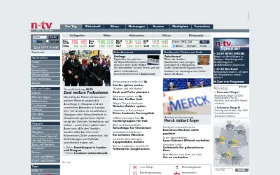 n-tv.de in 2007