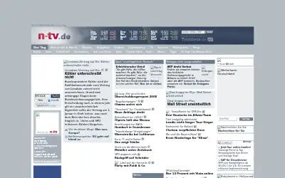 n-tv.de in 2008