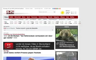 n-tv.de in 2015