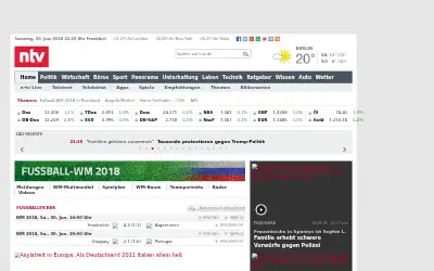 n-tv.de in 2018
