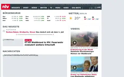 n-tv.de in 2019
