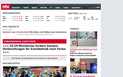 n-tv.de in 2021