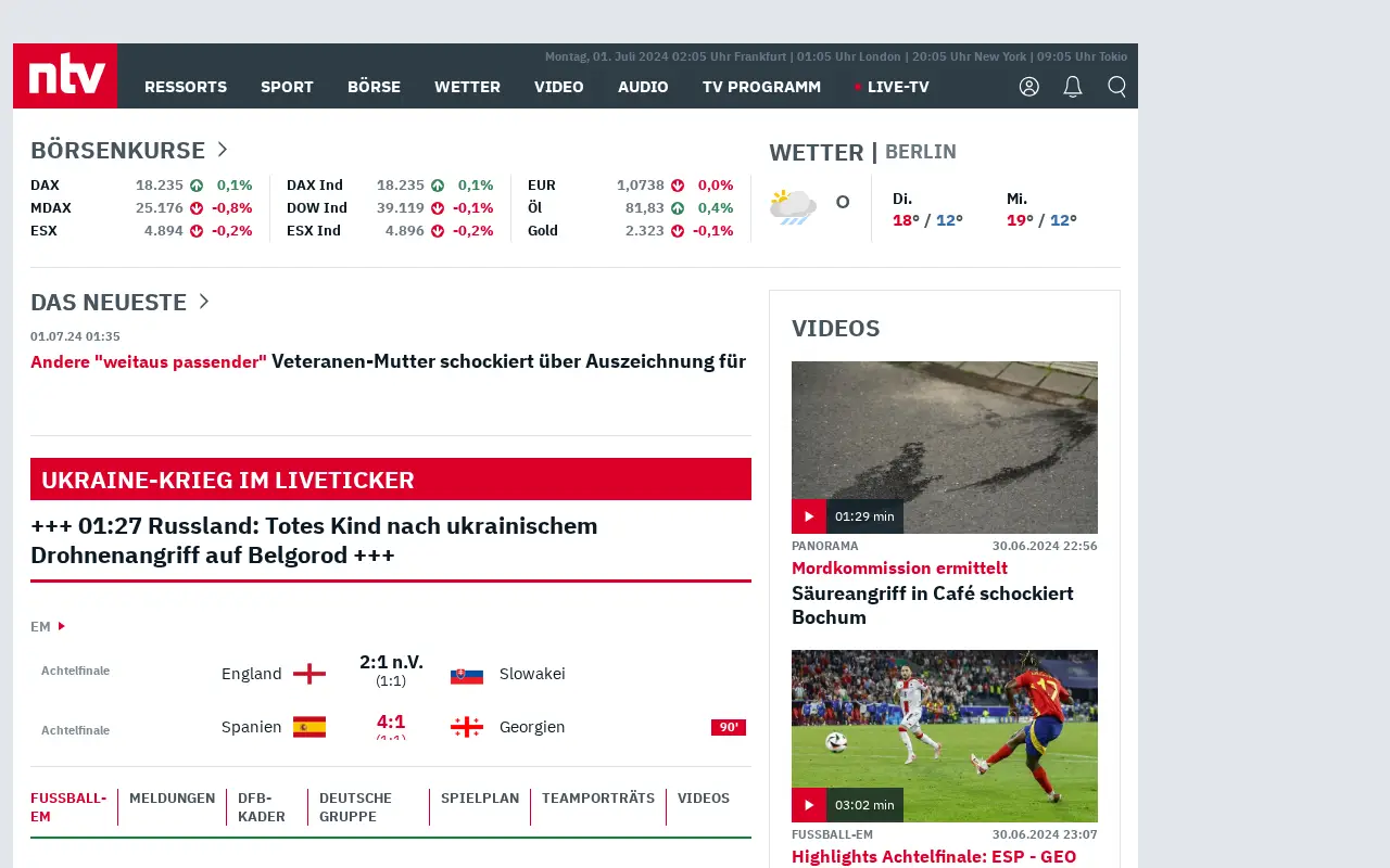 n-tv.de in 2024