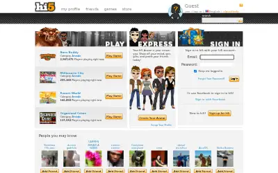 hi5.com in 2011