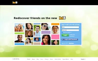 hi5.com in 2012