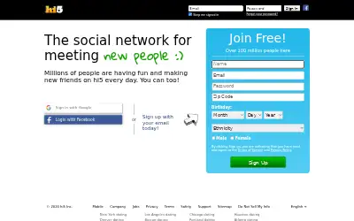 hi5.com in 2020