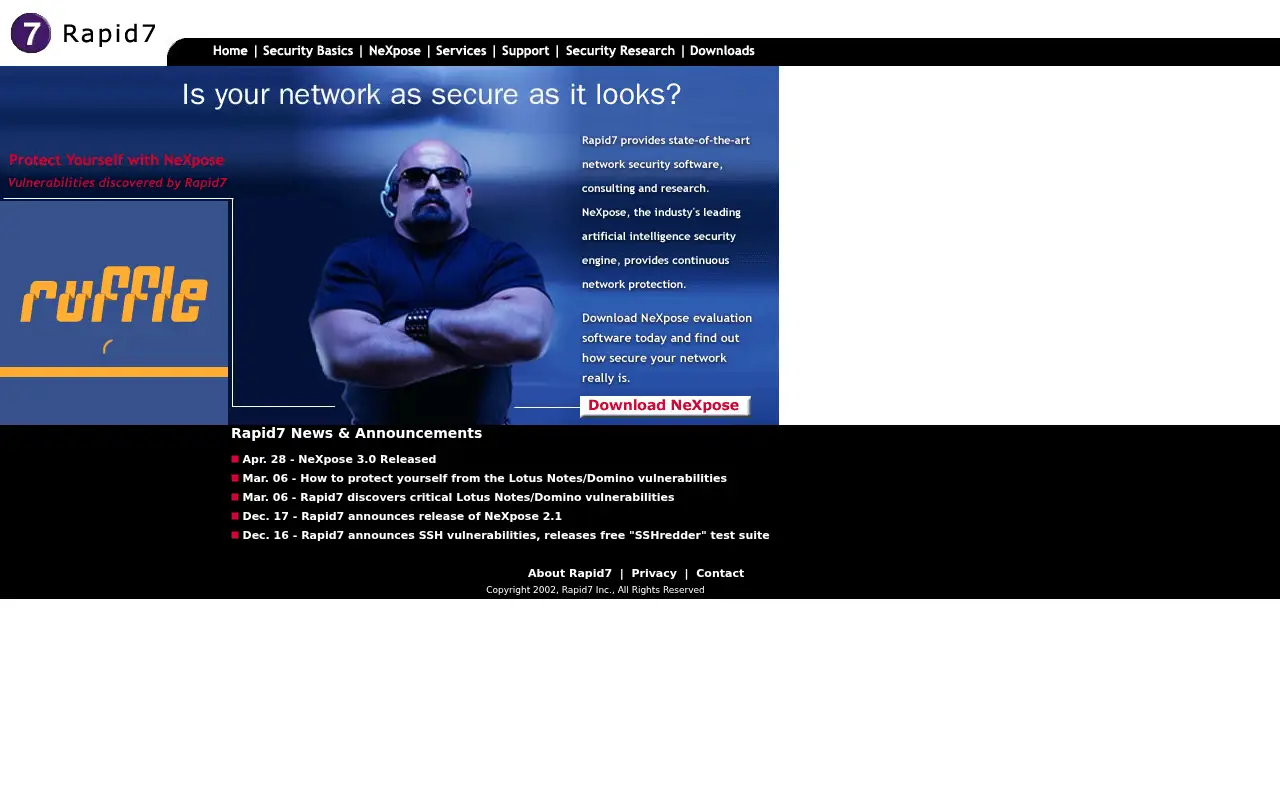 rapid7.com in 2003