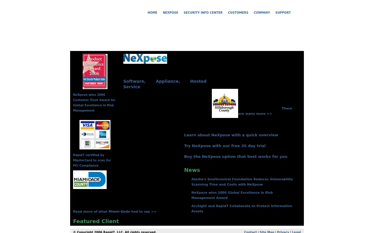 rapid7.com in 2006