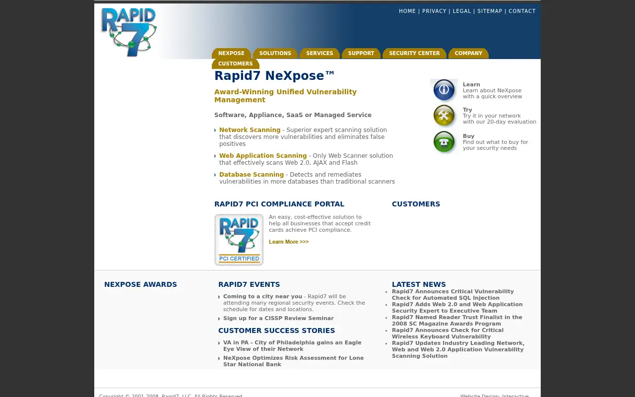 rapid7.com in 2008