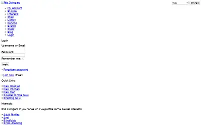 fabswingers.com in 2008