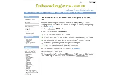 fabswingers.com in 2011