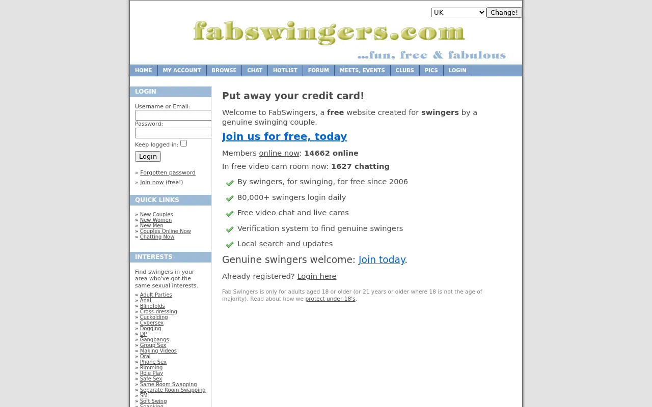 fabswingers.com on July 1, 2012