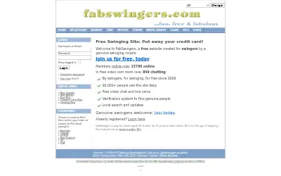 fabswingers.com in 2013