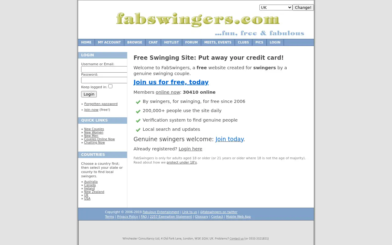 fabswingers.com on July 18, 2019