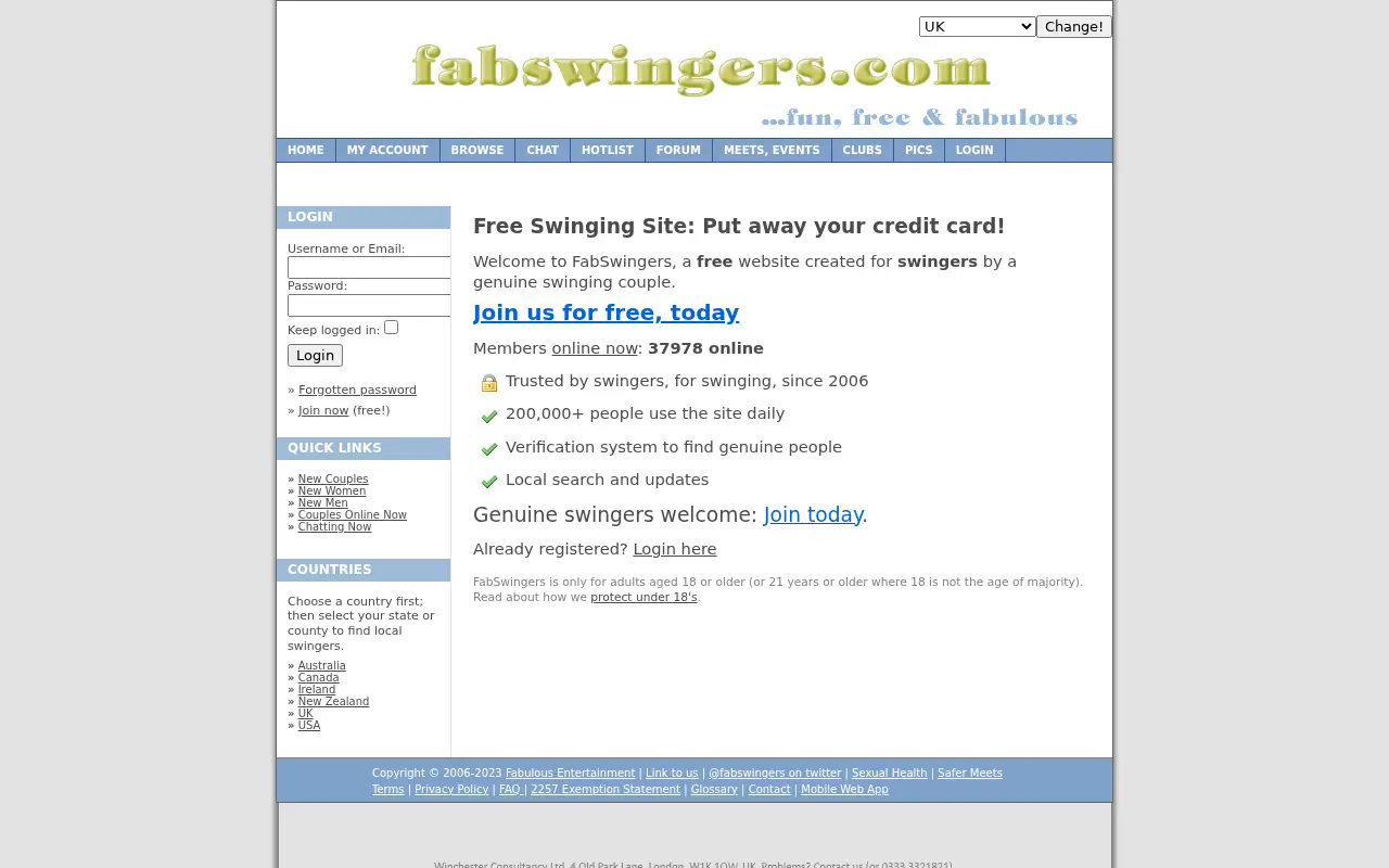 fabswingers.com in 2023