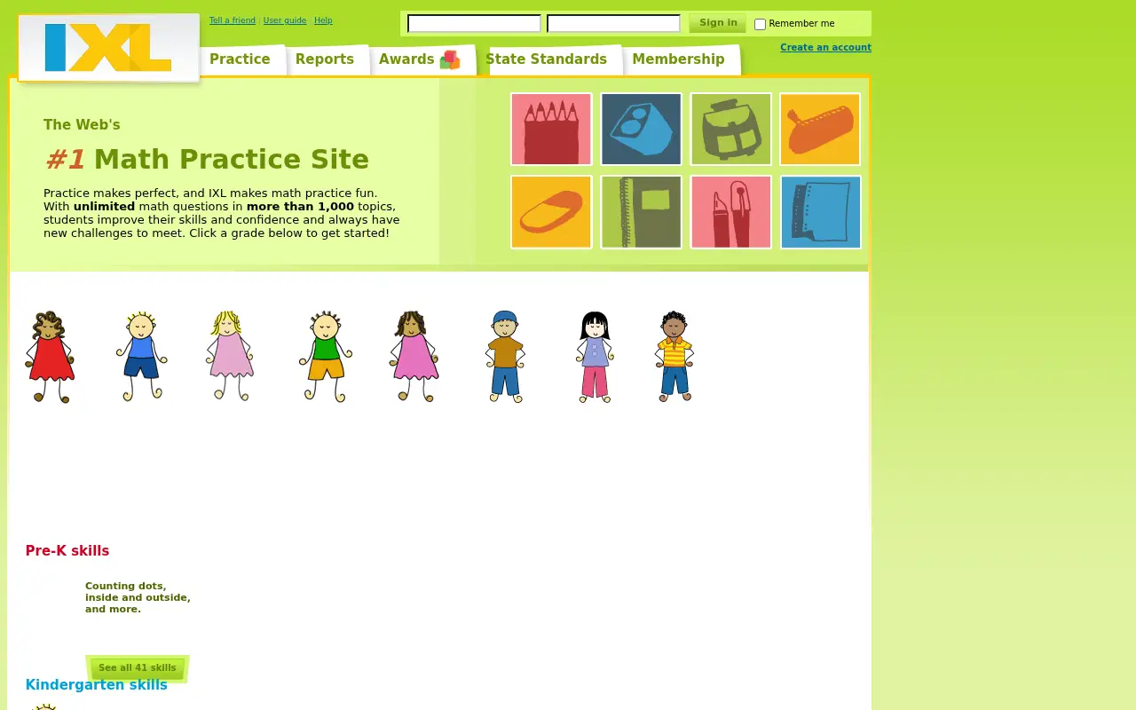 ixl.com in 2009