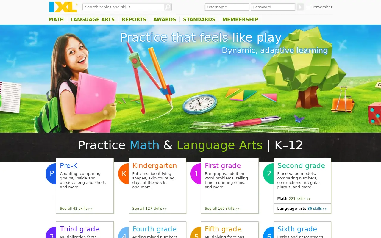 ixl.com in 2014