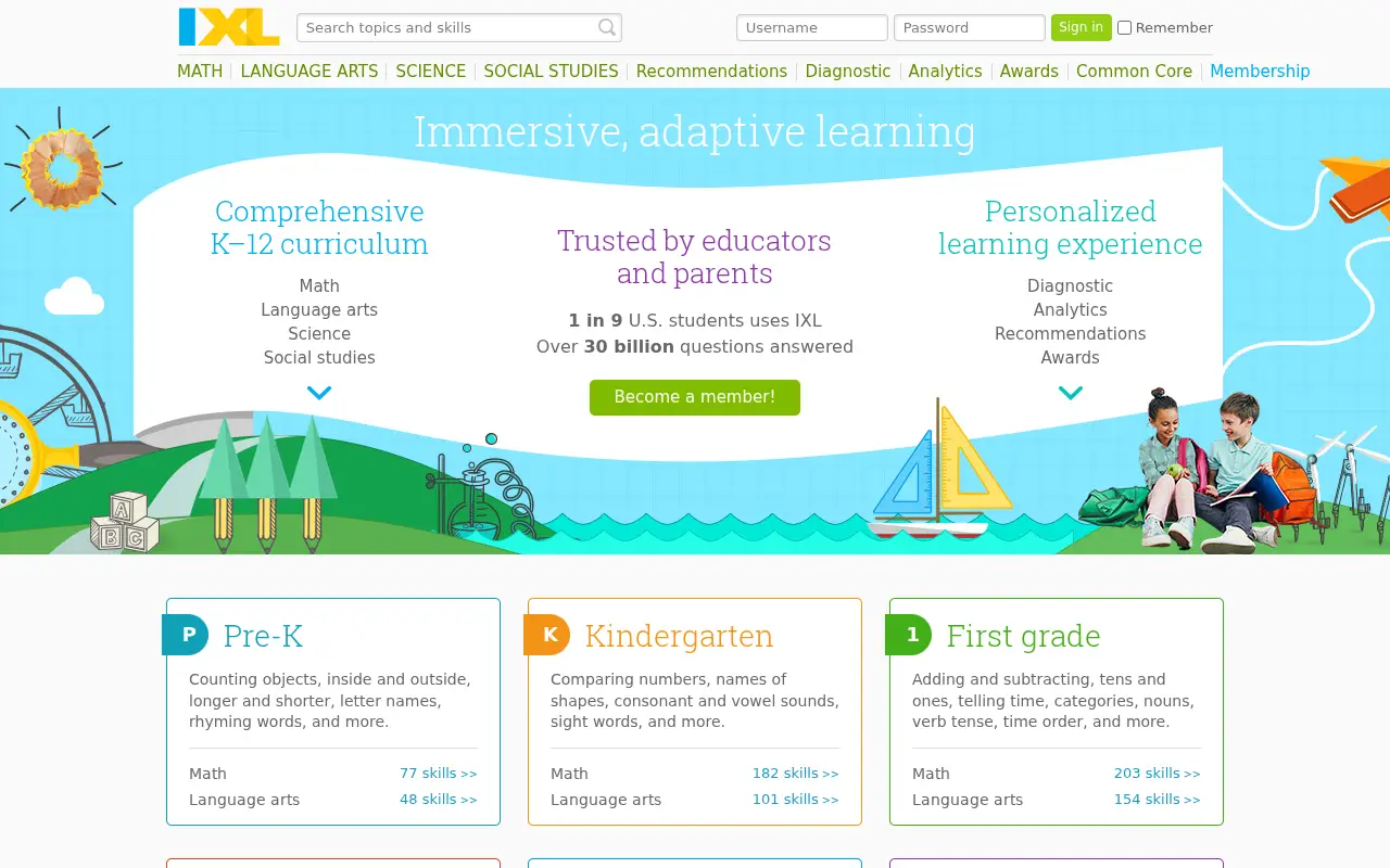 ixl.com in 2017