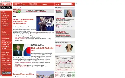 spiegel.de in 2003