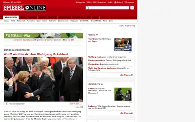 spiegel.de in 2010