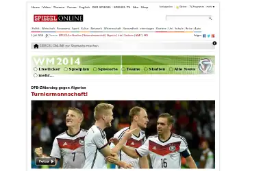 spiegel.de in 2014