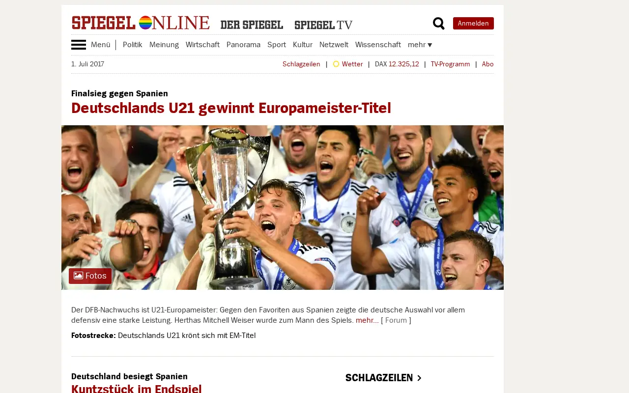 spiegel.de in 2017