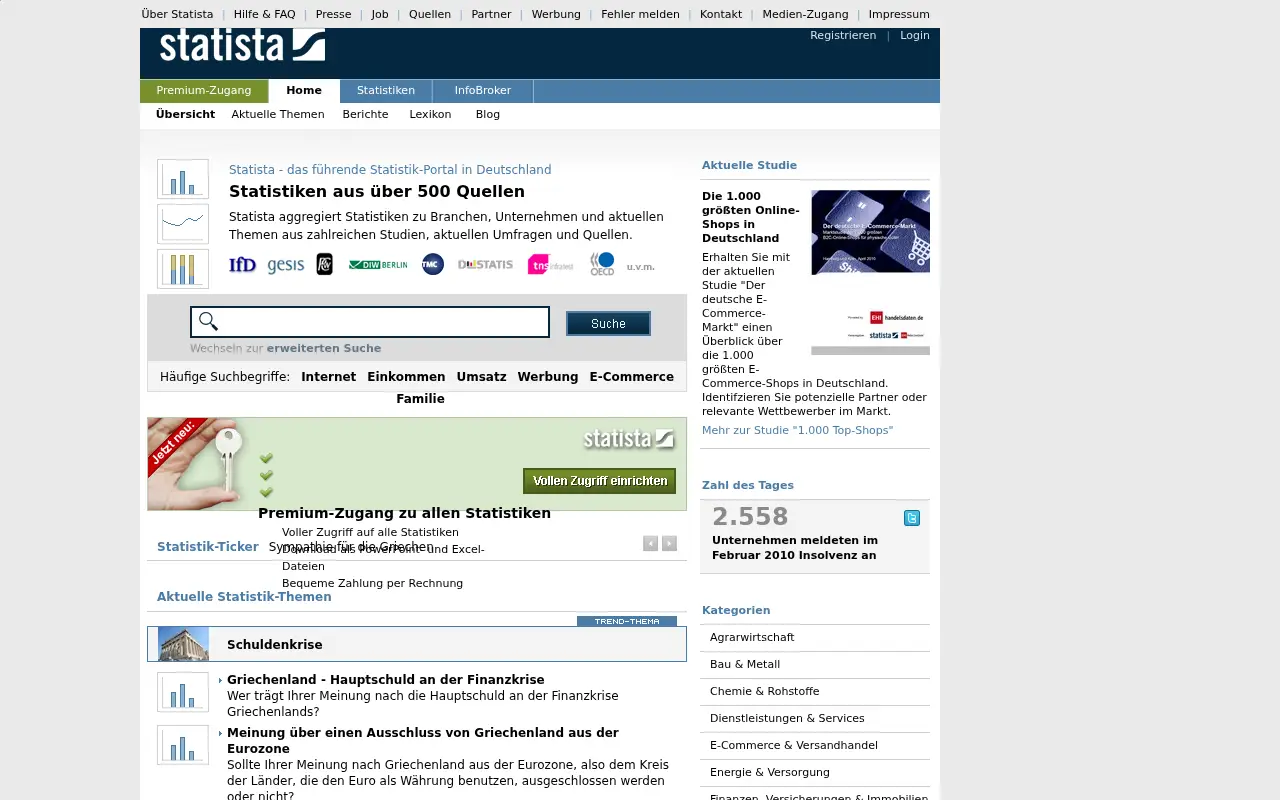 statista.com in 2010