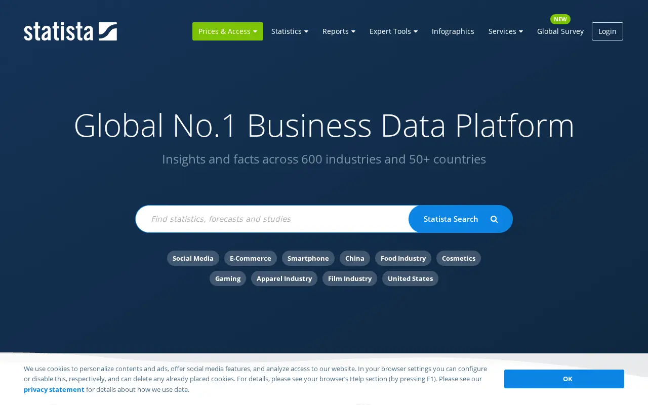 statista.com in 2019