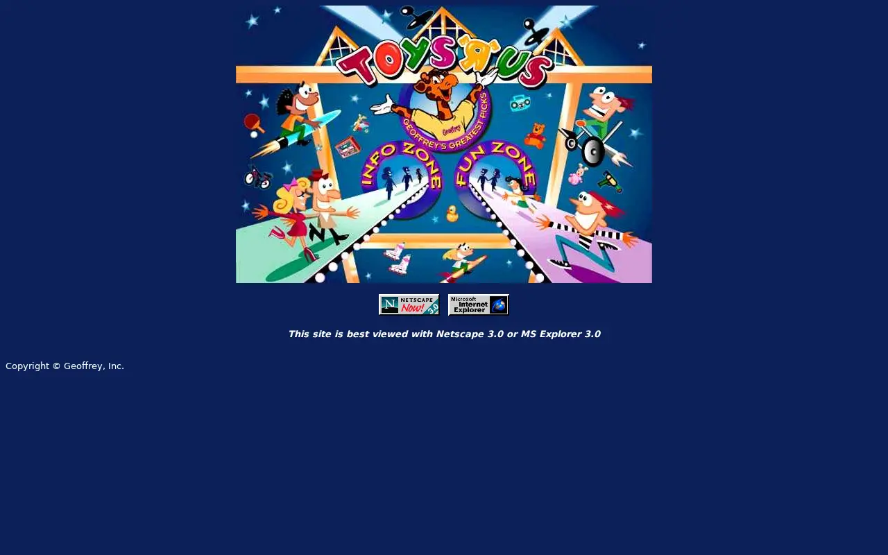 toysrus.com in 1997