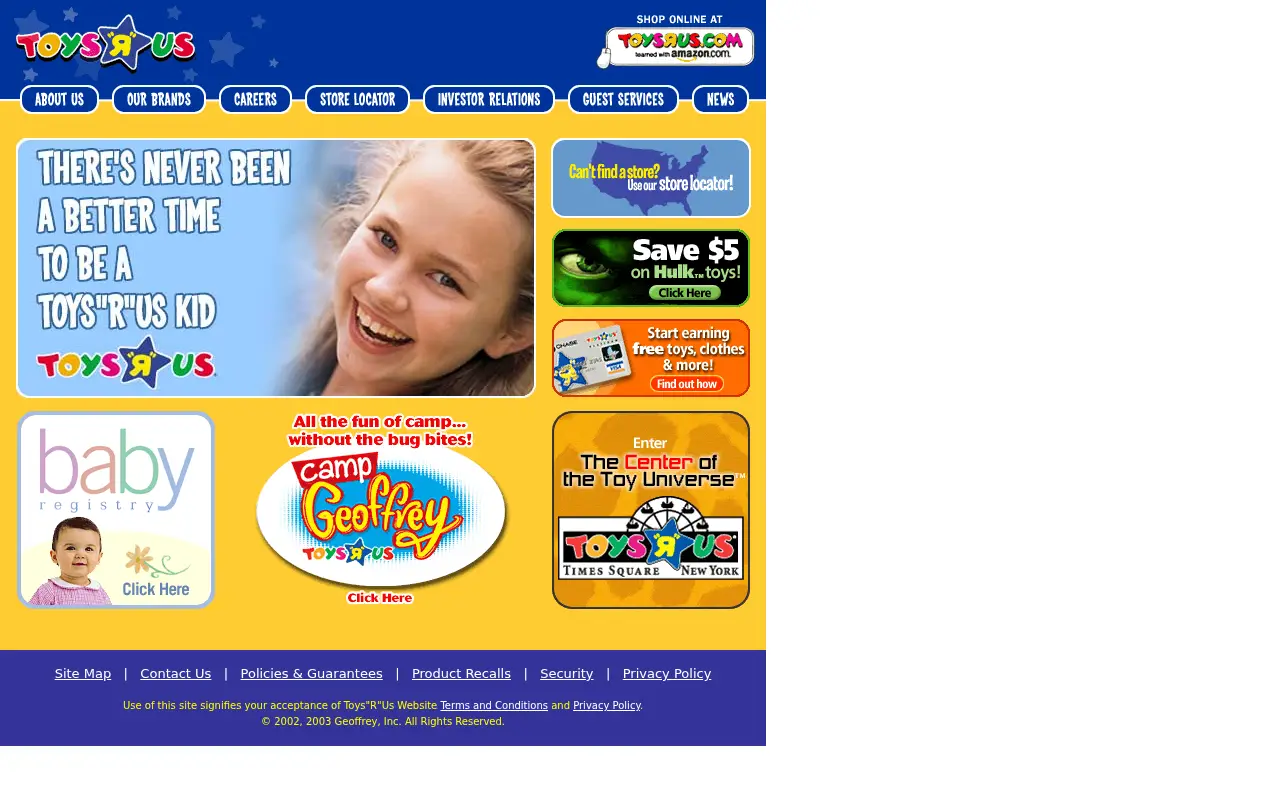 toysrus.com in 2003