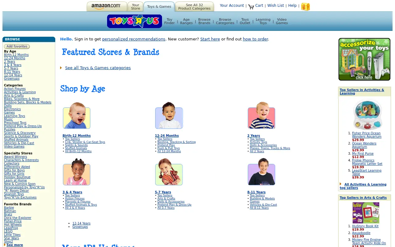 toysrus.com in 2006